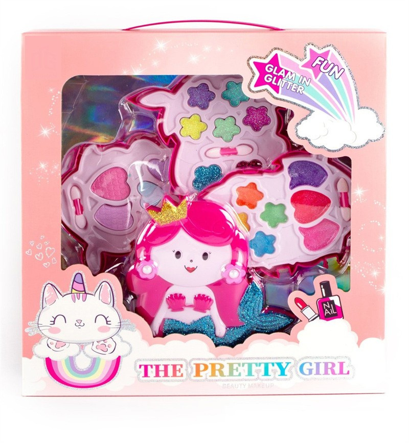 Дитяча косметика The Pretty Girl G266069-2601D, розкладний набір з тінями, пензликами і кришкою, фото 1