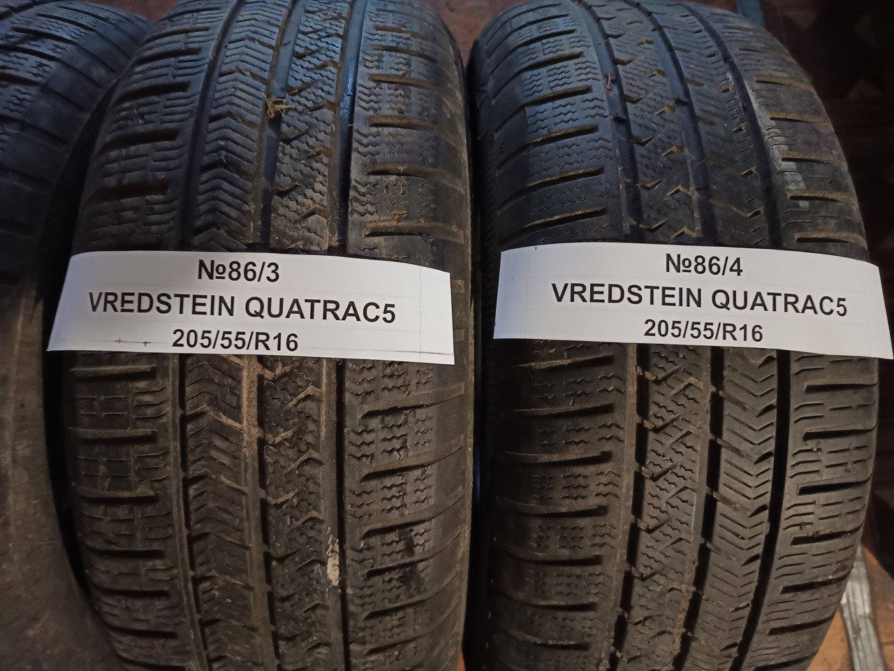 №86 Шина 205/55/R16 Vredstein Quatrac5