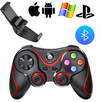 Ігровий джойстик для телефону Бездротовий Блютуз геймпад для android/ios з тримачем для смартфона Bluetooth