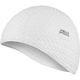 Шапка для плавання Aqua Speed Bombastic Tic-Tac 5717 117-05 білий Жін OSFM (5908217657176) - оригінал
