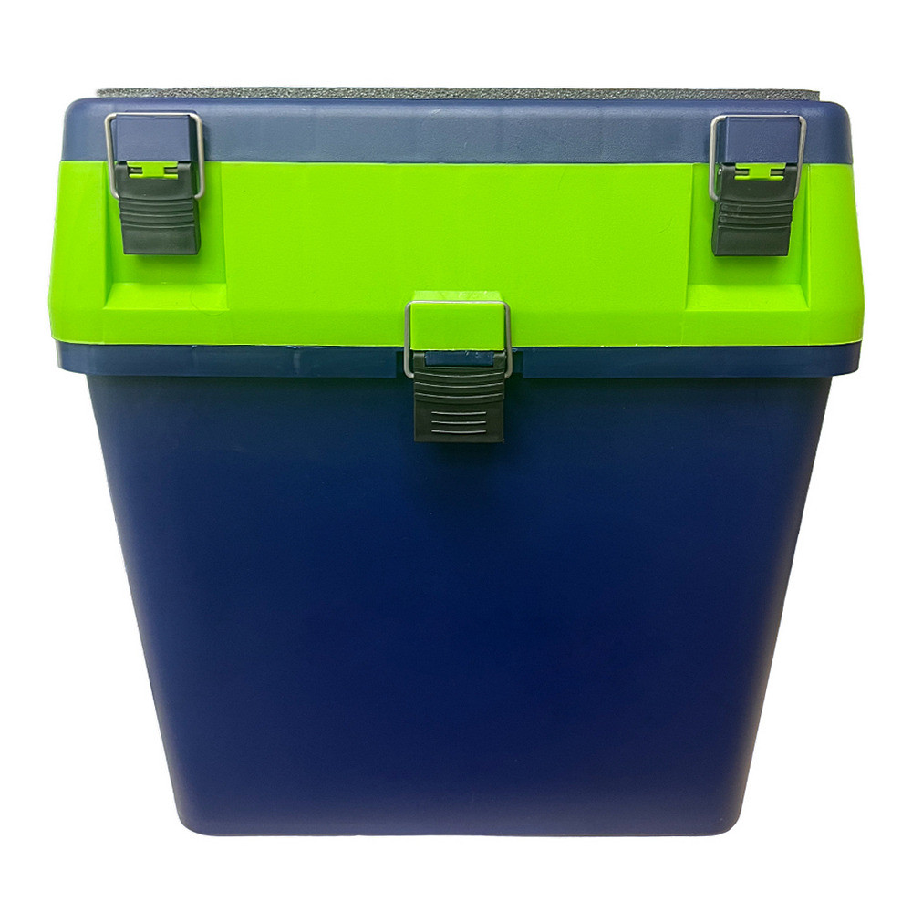 Ящик для зимової риболовлі Україна, 18 л, Синьо-салатовий