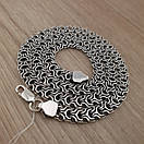 Срібна цепочка чоловіча рамзес. Чоловічий срібний ланцюжок широкий Фараон. Ширина 7,5 мм / 50 см, фото 7