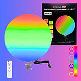 Світлодіодна кругла лампа з пультом кольорова 33 см RGB-LED Fill Light GS-330 портативне відеосвітло для зйомки, фото 10
