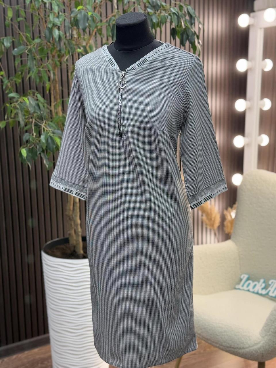 Стильна жіноча сукня, тканина "Котон" 48, 50, 52 розмір 48