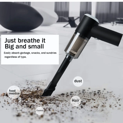 Автомобільний пилосос 2 in 1 Vacuum Cleaner для дому та авто, фото 1