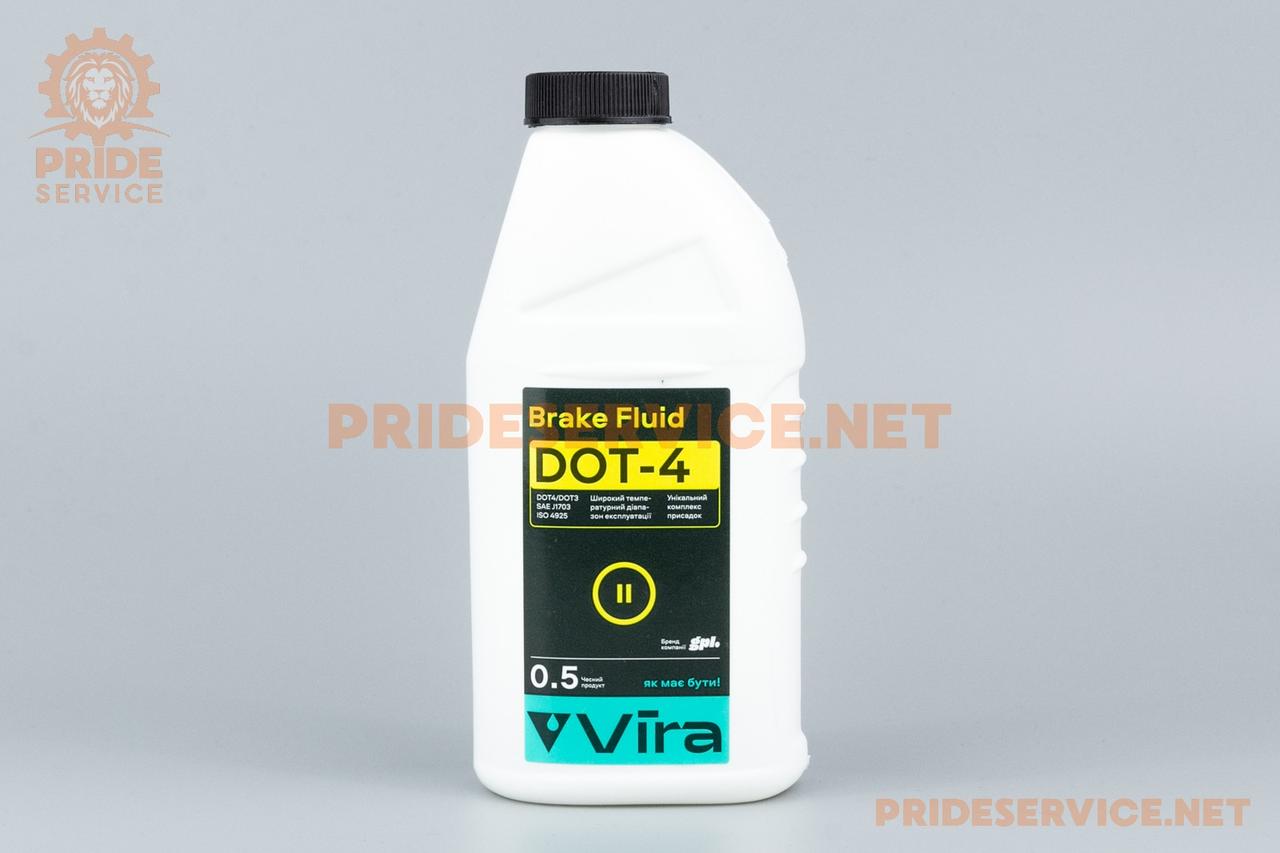 Гальмівна рідина синтетична "DOT-4 Brake Fluid", 500ml, МОТОХІМІЯ, SV-304713