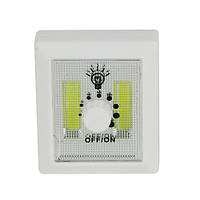 Настінний LED-світильник з регулятором яскравості, на батарейках, магніт і липучка