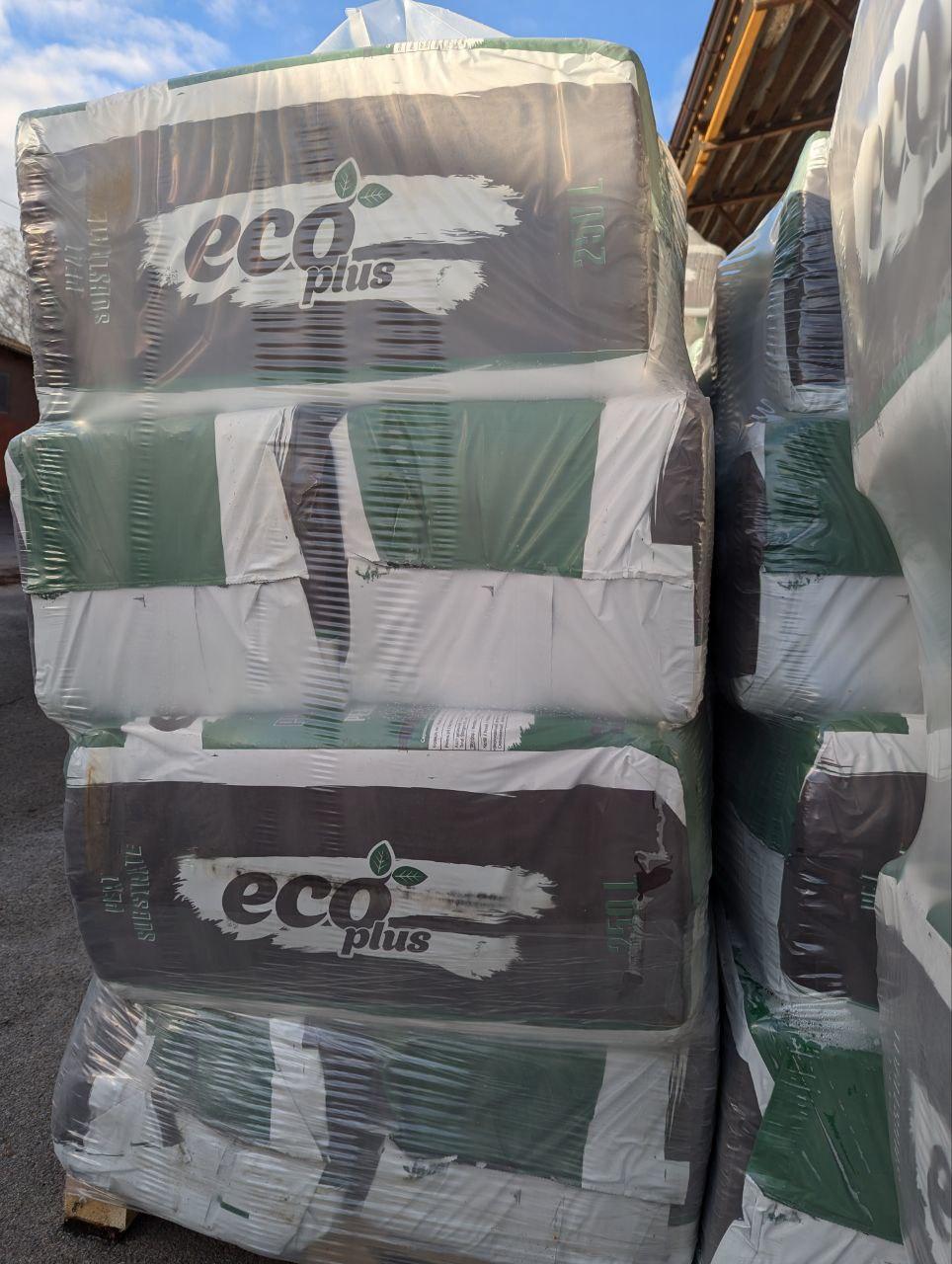 Торф'яної субстрат Eco Plus ( Peatfield) PL-4 250л, 0-25 мм, фото 1