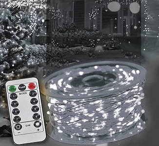 Гірлянда світлодіодна роса 50 м, 500 LED (Білий)