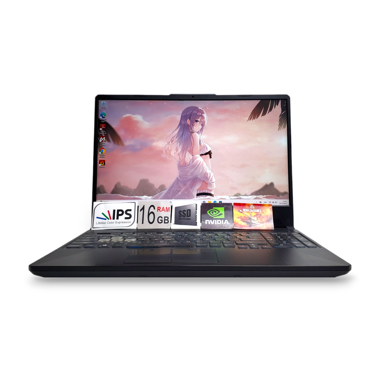 Ігровий ноутбук Asus TUF Gaming 15.6 FHD IPS 144Hz Ryzen 5 4600H 16Gb DDR4 SSD512GB Nvidia GTX 1650TI