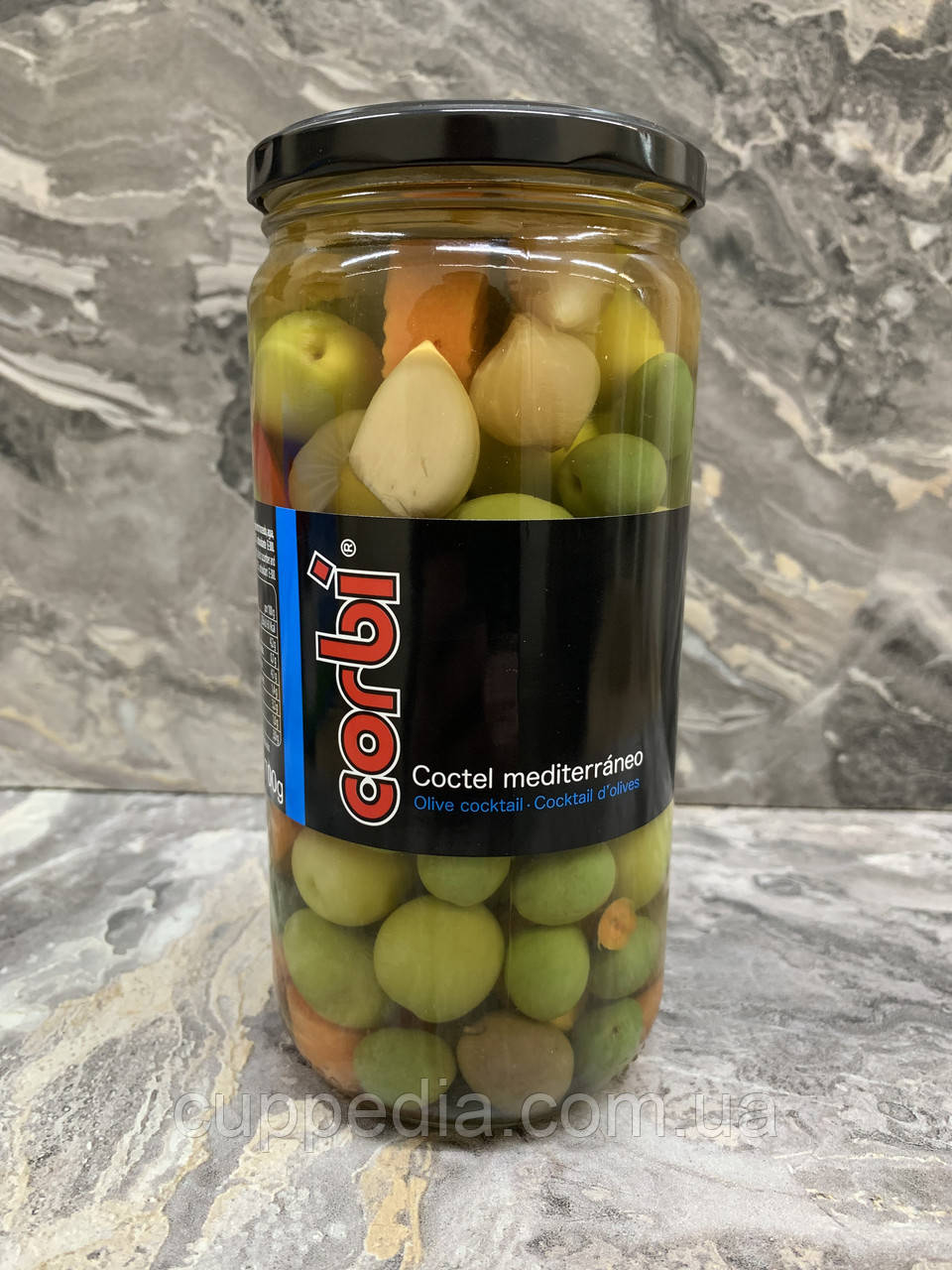 Коктейль з оливок і овочів Corbi Coctel mediterraneo 700 грм