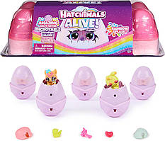 Набір яйця хетчималс 5 фігурок Hatchimals Alive, Rainbow Splash Egg
