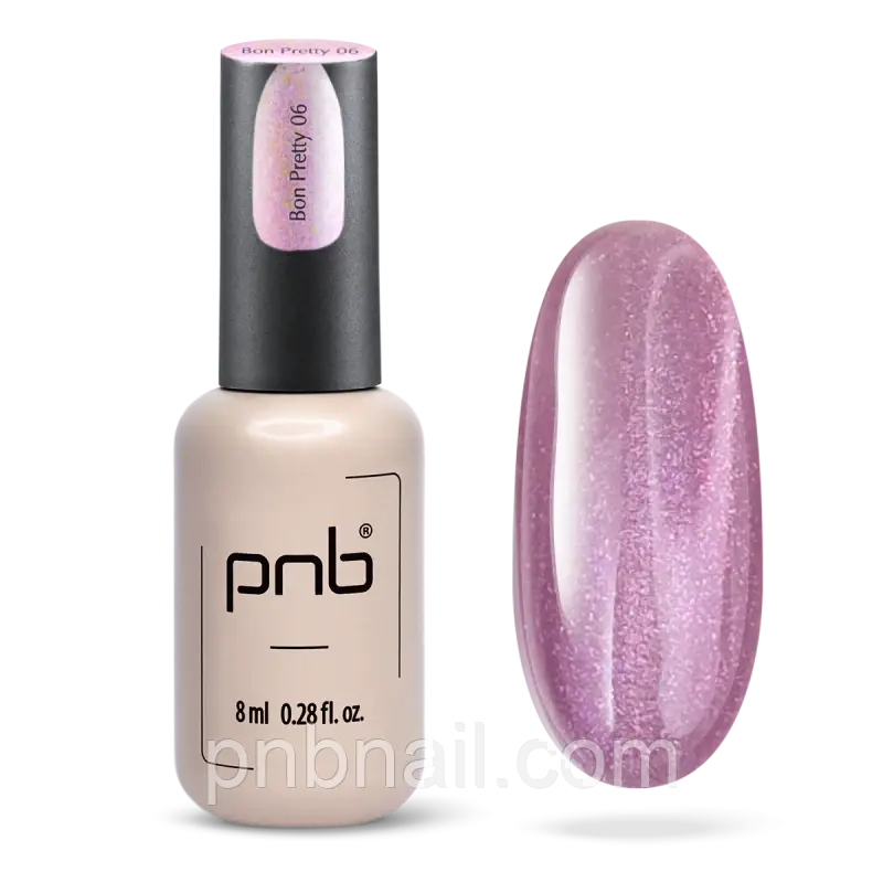 Магнітний гель-лак PNB Glamour Cat 06 Bon Pretty , 8 мл