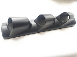 Корпус на стійку потрійний для приладів Ø 52мм. MGA-3/CK/чорний - оригінал