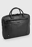 Чоловіча шкіряна сумка Karya 0261-45 чорна, фото 3