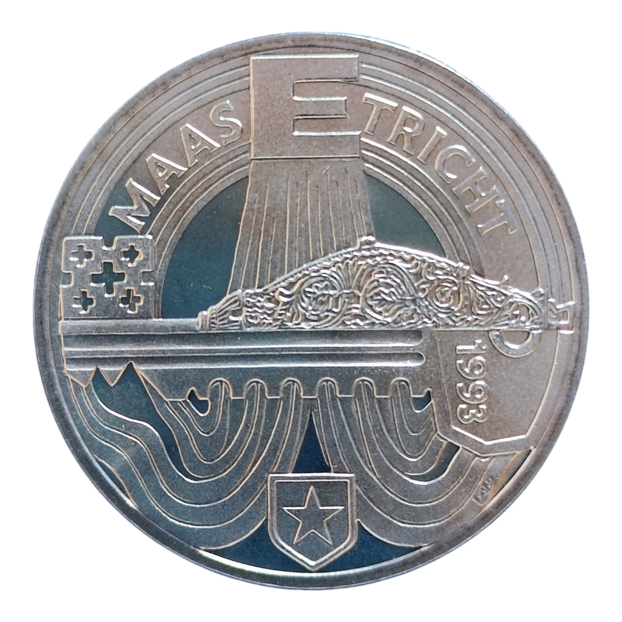 Нідерланди 2½ ECU, 1993 Маастрихтський договір, фото 1