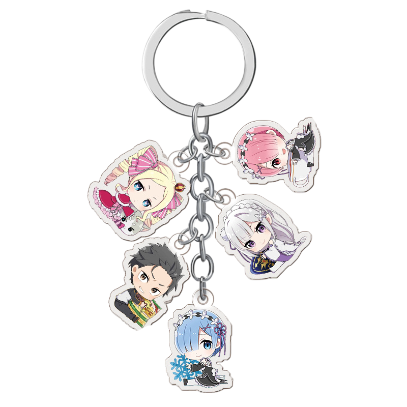 Брелок акриловий Життя з нуля в альтернативному світі Re:Zero 11 см, фото 1