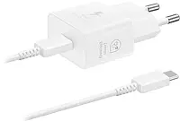 Мережевий зарядний пристрій Samsung 25W Type-C Cable White (EP-T2510XWEGEU)