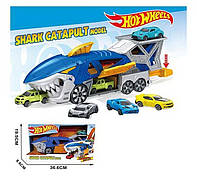 Машина Хот Вілс  із запускачем  “Акула”, 2 мінімоделі автівок