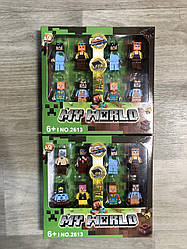 Набір ігрових колекційних рухомих фігурок ( Майнкрафт ) 12 штук