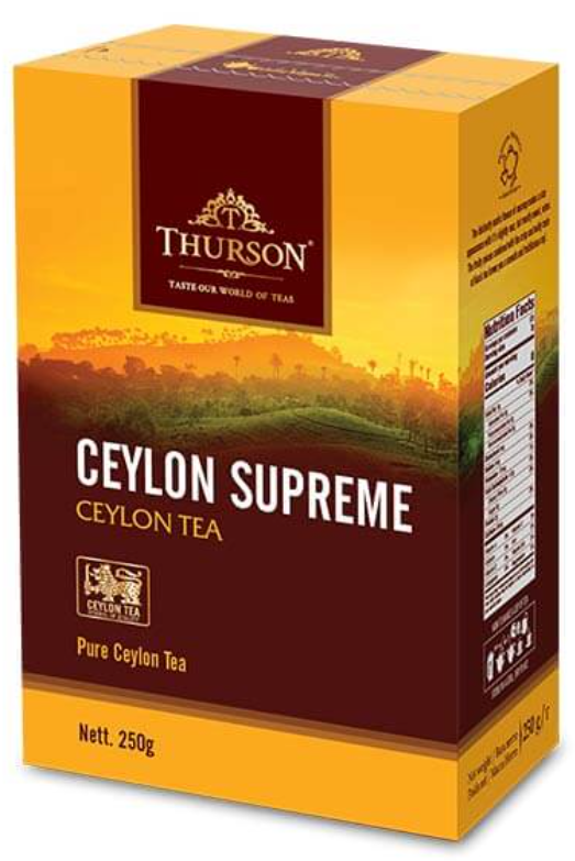 Чай чорний Thurson "Цейлон Супрім Пеко" 250г