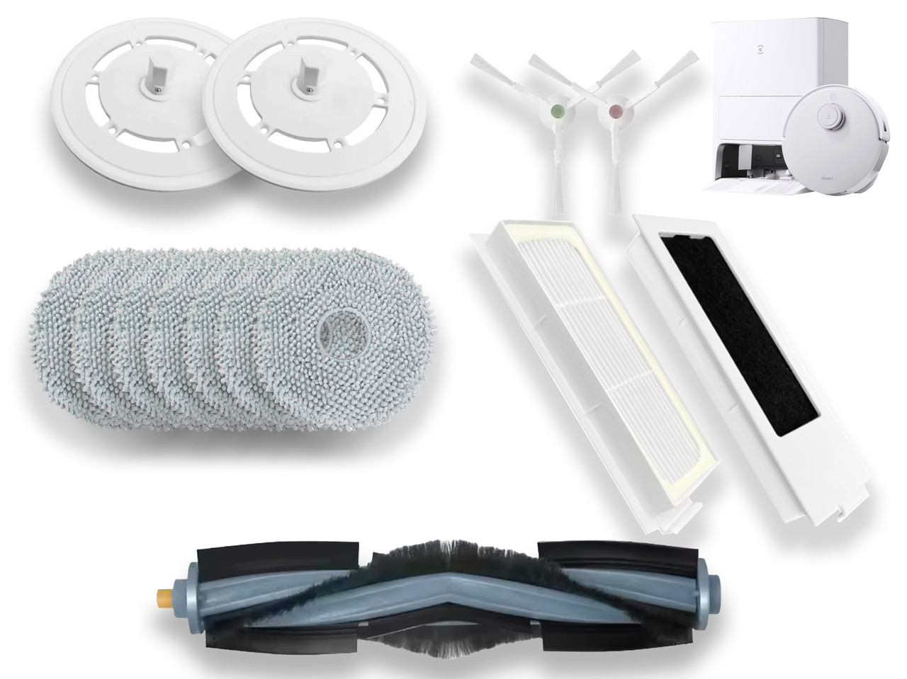 Комплект 13 аксесуарів для робота-пилососа Ecovacs Deebot T20 OMNI, T20, T20e, T20 Pro (Ековакс Дібот Т20 OMNI, Т20, Т20