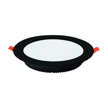 Точковий LED світильник Horoz ALEXA-20 20W 3000/4000/6500К чорний 016-048-1020-020, фото 1