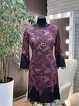 Елегантна жіноча сукня, тканина "Ангора" 46, 48, 50, 52, 54 розмір 46, фото 4