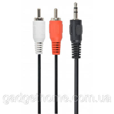 ТОП! Кабель мультимедійний Jack 3.5mm папа/2RCA папа Cablexpert (CCA-458) - (gHome), фото 1