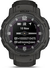 Смарт-годинник Garmin Instinct Crossover Solar - Tactical Edition Black (010-02730-10/00), фото 4