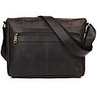 Велика чоловіча сумка-поштальйон із натуральної шкіри RC-7338-3md бренда TARWA, фото 4