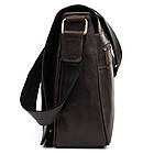 Велика чоловіча сумка-поштальйон із натуральної шкіри RC-7338-3md бренда TARWA, фото 6