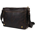 Велика чоловіча сумка-поштальйон із натуральної шкіри RC-7338-3md бренда TARWA, фото 7