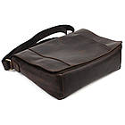 Велика чоловіча сумка-поштальйон із натуральної шкіри RC-7338-3md бренда TARWA, фото 9