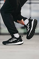 Зимові Чоловічі Кросівки Adidas Terrex Free Hiker 2.0 GTX / Адідас Террекс Фрі Хайкер 2.0 ГТХ Чорні з Білим, фото 5
