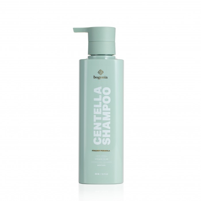 Шампунь з екстрактом центелли та ментолом Centella Shampoo Bogenia, 450 мл