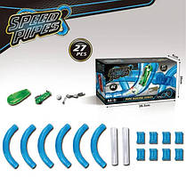 Гоночний трек Chariots Speed Pipes трубопровідні гонки 27 деталі | Автотрек в трубі