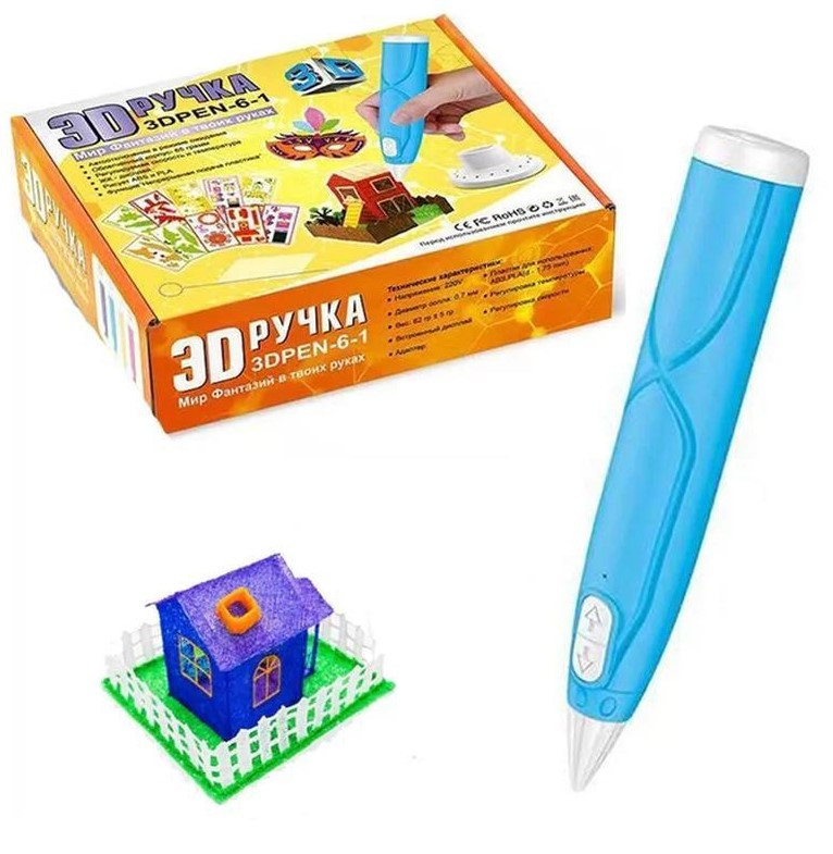 3D Ручка для творчості 3Dpen-6-1 Синій