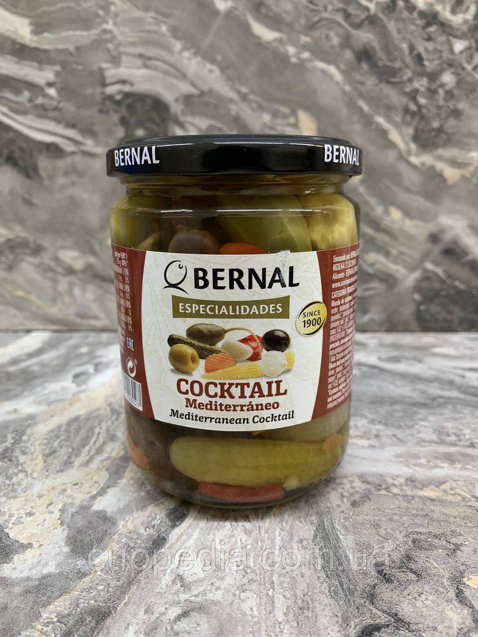 Коктейль Bernal Mediterraneo з оливок та овочів 436 грм
