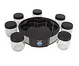 Йогуртниця Adler AD 4476 (20 Вт, 7 баночок по 200 мл, компактна, окремі ємності, Польша), фото 4