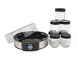 Йогуртниця Adler AD 4476 (20 Вт, 7 баночок по 200 мл, компактна, окремі ємності, Польша), фото 5