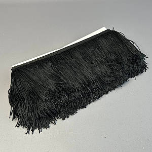 Бахрома танцювальна 10см, моток 9 м - Чорний