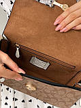 Сумочка клатч Coach Idol Bag бежевий, фото 5