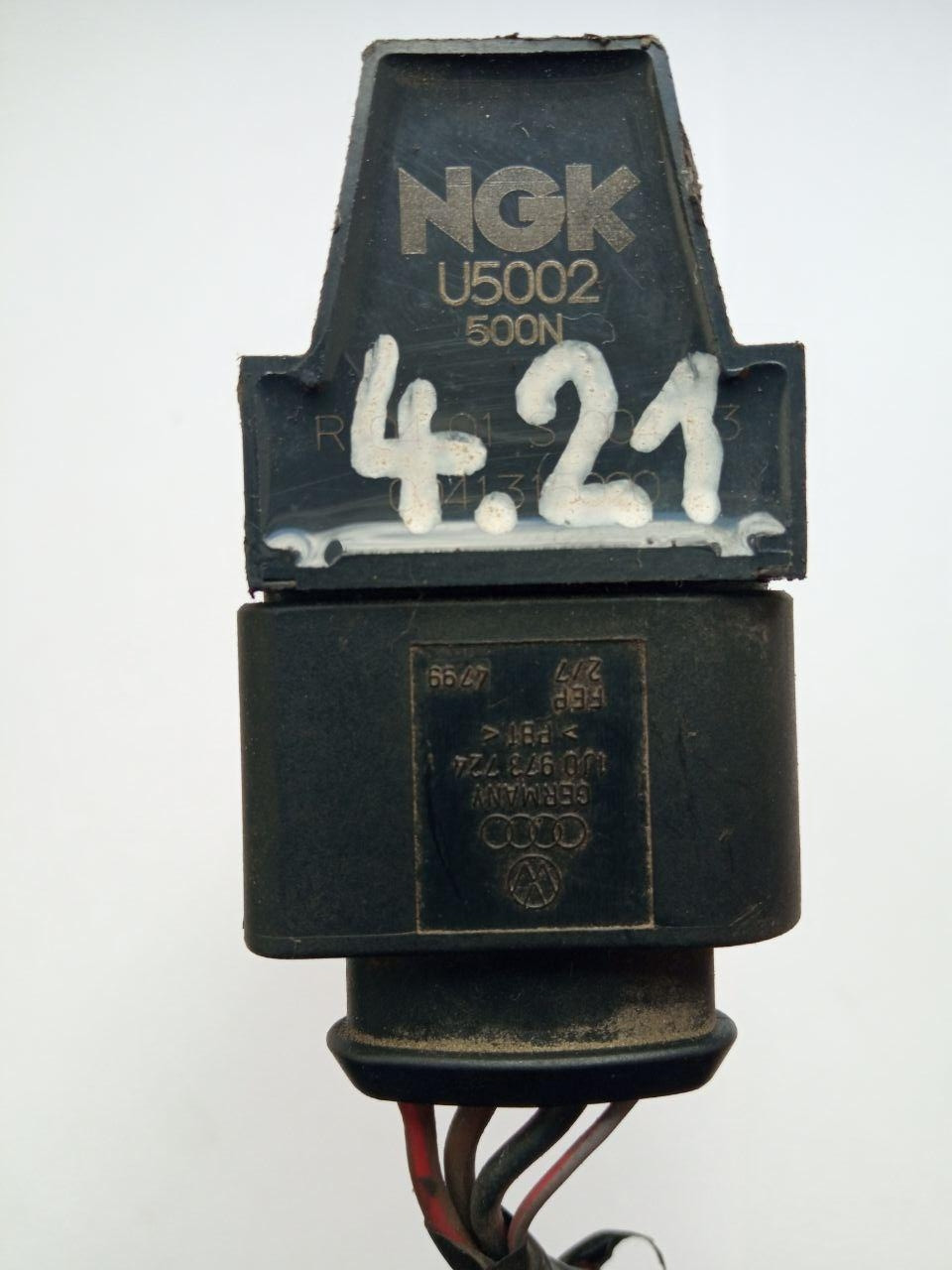 Катушка запалювання NGK U5002 500N / U5002500N / R 04 01 C 004 03 / R0401C00403
