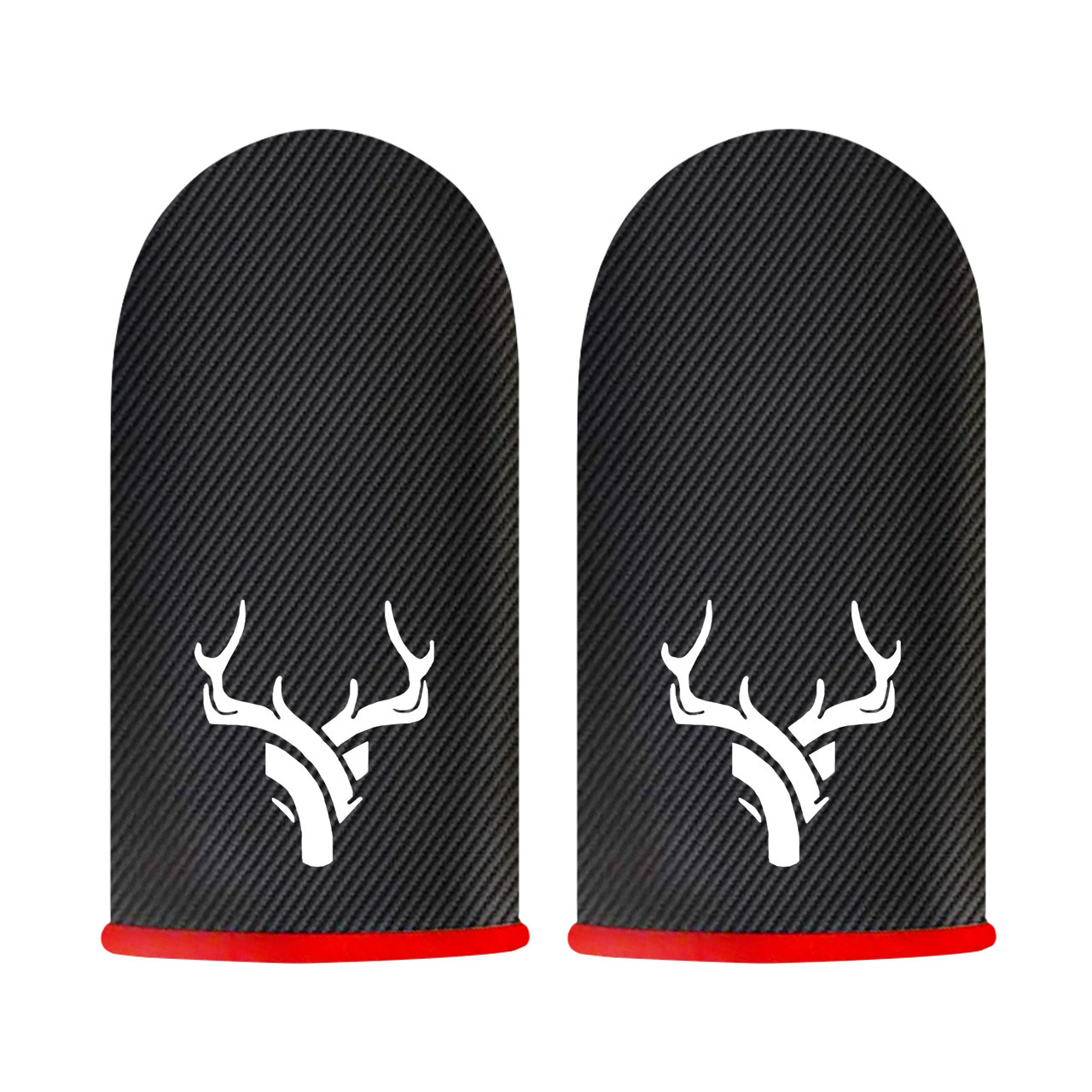 Ігрові напальчники з карбоном DEER (1 пара 2 шт) для ігор на телефоні смартфоні планшеті pubg пабг пубг, фото 1