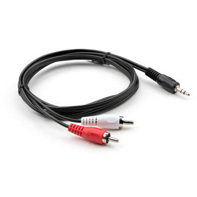 Кабель мультимедійний Jack 3.5mm M to 2xRCA 1.5 m Vinga (VCPDCJ35MRCA21.5BK), фото 2
