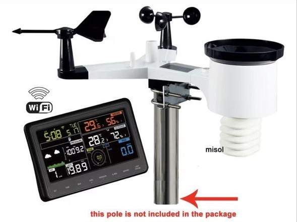 Професійна метеостанція (Wifi) MISOL WH2900, фото 1