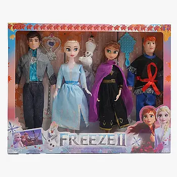Набір ляльок Холодне серце Frozen (4 ляльки, фігурка героя, у коробці) ZHF 2159