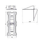 Підкладка стяжного ременя, 60мм, фото 3