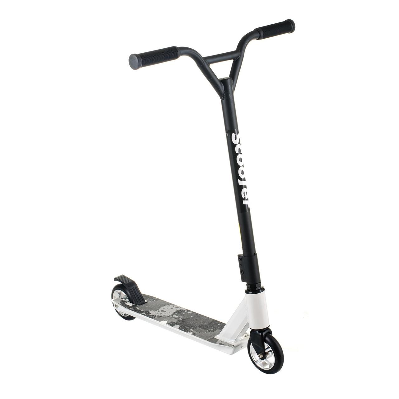 Труковий самокат Scooter 110 мм PU алюміній білий 6+